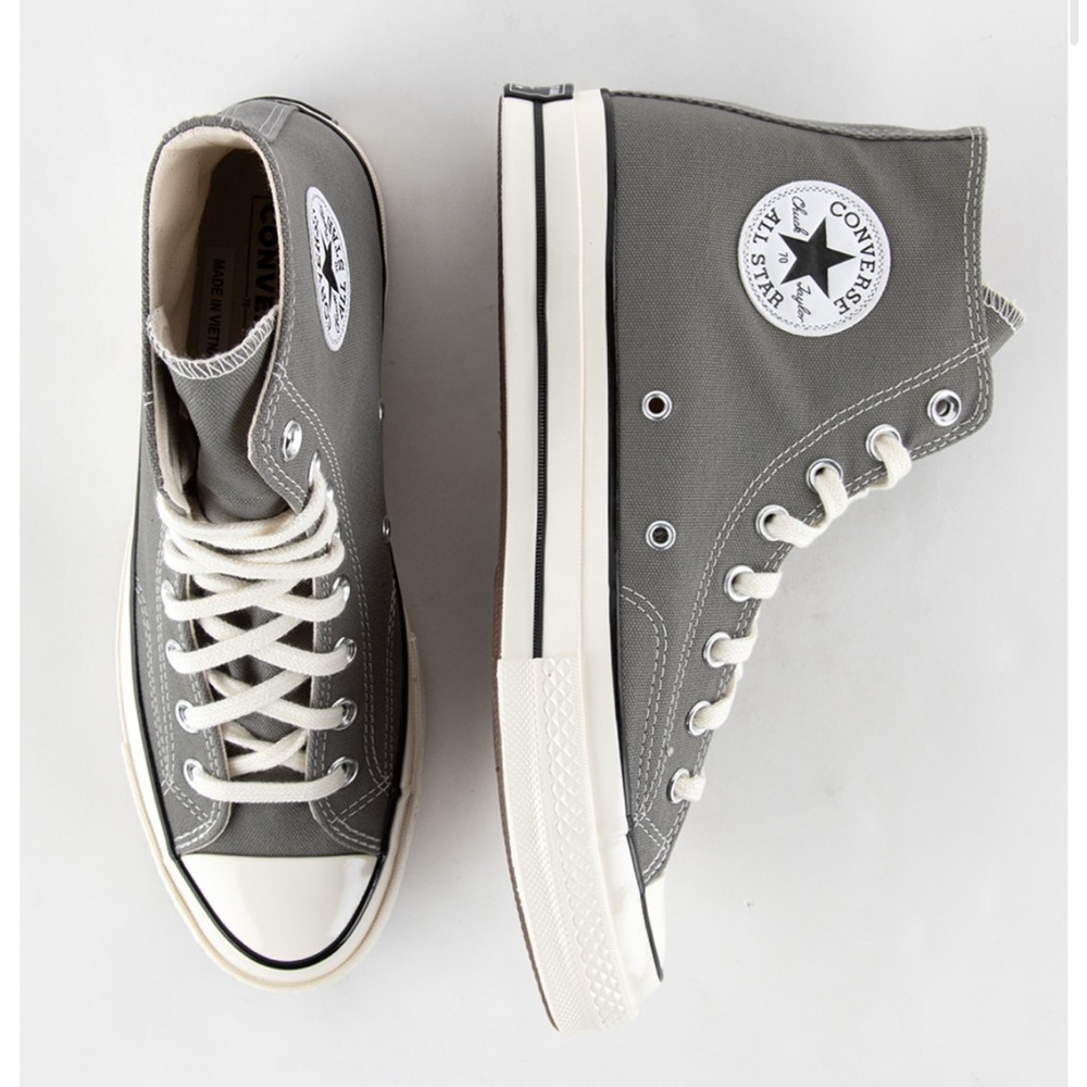 Grey High Top Converse